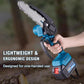 🪚 Mini Motosega a Batteria da 6 Pollici con Motore Brushless ✨⚡ - 2580W | 3500 giri/min | Lubrificazione Automatica | Barra in Acciaio al Tungsteno | 1 o 2 Batterie | 50% DI SCONTO