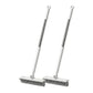 🧹Spazzola 2 in 1 per Fughe & Angoli con Tergipavimento – Manico Lungo in Acciaio Inox 106cm, Testa Snodabile 120°, Setole Rigide + Gomma Raschiante, 2 Colori – Per Piastrelle, Bagni & Pavimenti 🏠💧