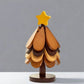🎄 Sottopentole ad Albero di Natale in Legno Naturale | Apertura Automatica a Gravità 🔥 | Resistenti al Calore per Piatti e Pentole Calde 🍲 | Con Supporto Decorativo, Set da 3 o 4 Pezzi 🎁 | Bambù Moso, per Tavola e Cucina ✨