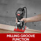 🔧Supporto 3 in 1 per Fresatrice Rifilatrice 📐 | Guida Regolabile per Scanalature, Bordi e Cerchi | Base Modulare in Alluminio