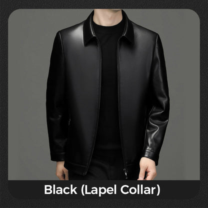💥Sconti caldi💥Giacca di pelle classica da uomo
