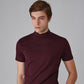 T-shirt da uomo a collo alto