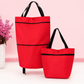 🛒 Borsa Spesa Pieghevole con Ruote 2-in-1 🛍️ | Si Trasforma da Borsa a Trolley con Cerniera 🔄 | Tessuto Oxford 600D Capienza 23L 🧳 | Perfetta per Supermercato e Mercato