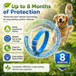 🎉 OFFERTA LAMPO 50% DI SCONTO 🐶🐱 – Collare antipulci e zecche a base vegetale 🌿 Protezione fino a 8 mesi, oli a rilascio lento, resistente all'acqua 💦 Respinge zanzare e larve, comodo e sicuro da indossare tutti i giorni 🐕