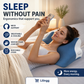 😴 Cuscino Ergonomico in Memory Foam | Sostiene Collo e Schiena in Ogni Posizione 🛌 | Allevia i Punti di Pressione ☁️ | Fodera Removibile e Lavabile 🧺 | 40×60×23 cm 📏