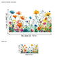 🌸🪩 Adesivo Decorativo per Finestre con Bouquet Floreale – Stampa Fronte-Retro, PVC Lavabile, 30x60cm, Tagliabile Liberamente – 12 Stili: Fiori, Farfalle & Dipinti 🪴✨