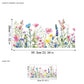 🌸🪩 Adesivo Decorativo per Finestre con Bouquet Floreale – Stampa Fronte-Retro, PVC Lavabile, 30x60cm, Tagliabile Liberamente – 12 Stili: Fiori, Farfalle & Dipinti 🪴✨