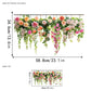 🌸🪩 Adesivo Decorativo per Finestre con Bouquet Floreale – Stampa Fronte-Retro, PVC Lavabile, 30x60cm, Tagliabile Liberamente – 12 Stili: Fiori, Farfalle & Dipinti 🪴✨