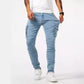 🎉 Saldi imperdibili 50% di sconto 🎉 Pantaloni cargo in denim elasticizzato