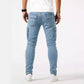 🎉 Saldi imperdibili 50% di sconto 🎉 Pantaloni cargo in denim elasticizzato