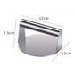 🍔 Pressa per Hamburger Antiaderente in Acciaio Inox | Forma Uniforme, Facile da Pulire & Maniglia Ergonomica | 3 Forme per Casa e Grigliate🥩