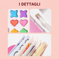 👸 Kit Creativo Trucco da Principessa su Carta con Diamond Painting ✨🎨 - Senza Sporcare | Tutto-in-Uno | Adesivi & Foil Art | Per Bambine 3+ | Regalo Perfetto | 50% DI SCONTO