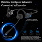 🎧 Cuffie Open-Ear Bluetooth 5.3 con Microfono Dual-DSP Orientabile 240° – 29g, 11h Autonomia, Ricarica USB-C 1,4h, Portata 10m, Multi-Dispositivo – 2 Colori 🔋📞