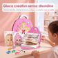 👸 Kit Creativo Trucco da Principessa su Carta con Diamond Painting ✨🎨 - Senza Sporcare | Tutto-in-Uno | Adesivi & Foil Art | Per Bambine 3+ | Regalo Perfetto | 50% DI SCONTO