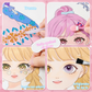 👸 Kit Creativo Trucco da Principessa su Carta con Diamond Painting ✨🎨 - Senza Sporcare | Tutto-in-Uno | Adesivi & Foil Art | Per Bambine 3+ | Regalo Perfetto | 50% DI SCONTO