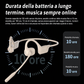 🎧 Cuffie Open-Ear Bluetooth 5.3 con Microfono Dual-DSP Orientabile 240° – 29g, 11h Autonomia, Ricarica USB-C 1,4h, Portata 10m, Multi-Dispositivo – 2 Colori 🔋📞