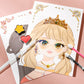 👸 Kit Creativo Trucco da Principessa su Carta con Diamond Painting ✨🎨 - Senza Sporcare | Tutto-in-Uno | Adesivi & Foil Art | Per Bambine 3+ | Regalo Perfetto | 50% DI SCONTO