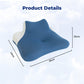 😴 Cuscino Ergonomico in Memory Foam | Sostiene Collo e Schiena in Ogni Posizione 🛌 | Allevia i Punti di Pressione ☁️ | Fodera Removibile e Lavabile 🧺 | 40×60×23 cm 📏