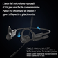 🎧 Cuffie Open-Ear Bluetooth 5.3 con Microfono Dual-DSP Orientabile 240° – 29g, 11h Autonomia, Ricarica USB-C 1,4h, Portata 10m, Multi-Dispositivo – 2 Colori 🔋📞