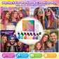 🌈 Set 12 Gessetti Coloranti Temporanei per Capelli – Applicatore a Morsetto, Lavabile con Shampoo, Senza Tintura Permanente – Per Feste, Cosplay & Foto 🎨💇