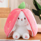 Peluche con Coniglietto di Fragola per Pasqua