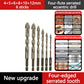 🛠️ Kit Punte da Trapano Eccentriche a 4 Taglienti  | Foratura Precisa per Piastrelle, Muratura e Legno 🧱 | Scarico Rapido Trucioli ⚙️ | Set Multi-Misura 4-12 mm 🔩