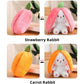Peluche con Coniglietto di Fragola per Pasqua