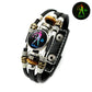 🔮 Braccialetto Zodiacale Fosforescente in Pelle – 12 Segni, Luminoso al Buio, Unisex, 2 Misure (17,5 / 20,6 cm) – Idea Regalo Originale per Uomo & Donna 🌙💛