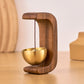 Campanello Eolico Magnetico in Legno - Campanello e Decorazione per Porta