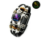 🔮 Braccialetto Zodiacale Fosforescente in Pelle – 12 Segni, Luminoso al Buio, Unisex, 2 Misure (17,5 / 20,6 cm) – Idea Regalo Originale per Uomo & Donna 🌙💛