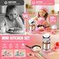 🍳 Mini Cucina Giocattolo per Bambini ✨👨‍🍳 - Set 22 Pezzi | Funzionale & Realistico | Rosa & Blu | Piccoli Chef | Idea Regalo Perfetta | 50% DI SCONTO