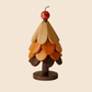 🎄 Sottopentole ad Albero di Natale in Legno Naturale | Apertura Automatica a Gravità 🔥 | Resistenti al Calore per Piatti e Pentole Calde 🍲 | Con Supporto Decorativo, Set da 3 o 4 Pezzi 🎁 | Bambù Moso, per Tavola e Cucina ✨