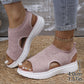 👡 Sandali a Piattaforma in Tessuto Traspirante per Donna ✨🌪️ - Suola 4cm | Antiscivolo | Senza Lacci | 3 Colori | Taglie 36-45 | 60% DI SCONTO