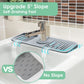 🚰 Tappetino Paraspruzzi in Silicone per Lavello – Drenaggio Automatico | Mantiene il Piano Asciutto | Lavabile & Arrotolabile | Porta Spugna & Sapone | Misure L/XL ✨