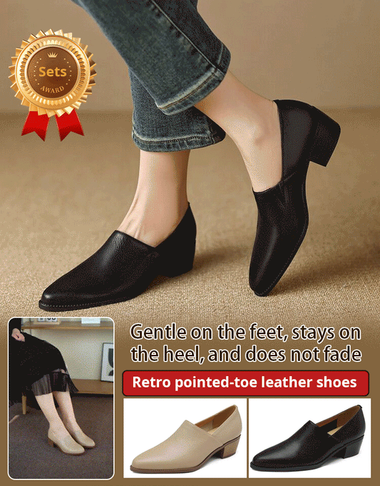 ✨ Saldi Primavera/Estate 50% di SCONTO 💕Scarpe da donna vintage con punta a punta, slip-on e morbide (più acquisti, maggiore è lo sconto)