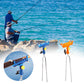🎣 Portacanna da Pesca da Terra Autobloccante 🐟 | Blocco Rapido a Scatto e Rotazione a 360° 🔄 | Picchetto in Acciaio Inox con Protezione in Gomma 🛡️ | Da Riva e Spiaggia