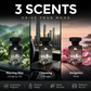 🌿Profumatore per Auto Design Montagna 110ml 🚗🏔️ - Estratti Naturali & Elimina Odori | Fragranza a Lunga Durata | 3 Profumazioni Premium (Longjing, Colonia, Rosa) | Ideale per Veicoli 💨