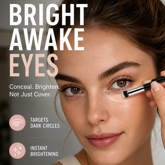 👁️ Crema Illuminante Contorno Occhi – Correttore Occhiaie & Gonfiore | Effetto Luminoso Immediato | Waterproof | Testata Dermatologicamente | Senza Parabeni | 5g ✨🌸