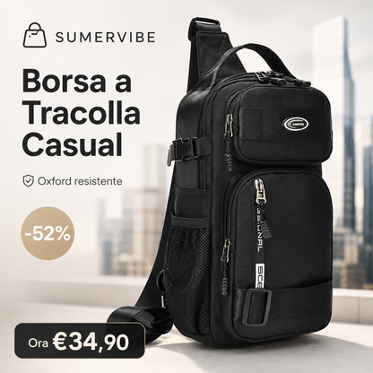 💼 Vendita Calda 50% DI SCONTO! 🔥 2026 Borsa a Tracolla in Tessuto Oxford Regolabile – Elegante e Resistente ✨