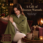 🔥 Mantella Scialle Coperta Riscaldata USB con Zip 🧣 | 3 Livelli di Calore 45-65°C e Caldo Rapido in 15s ⚡ | Morbida e Indossabile per Casa, Ufficio e Viaggio, 150×80cm 🛋️