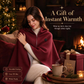 🔥 Mantella Scialle Coperta Riscaldata USB con Zip 🧣 | 3 Livelli di Calore 45-65°C e Caldo Rapido in 15s ⚡ | Morbida e Indossabile per Casa, Ufficio e Viaggio, 150×80cm 🛋️