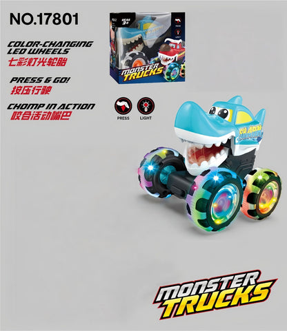 🦖 Macchina Dinosauro Spingi e Vai con Luci LED Scintillanti 🚙✨ - T-Rex | Triceratopo | Stegosauro | ABS Resistente | 6 Colori | Per Bambini 3+ | Regalo Perfetto | 50% DI SCONTO