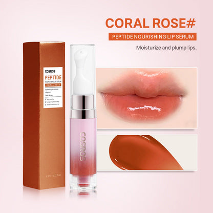 💋 Siero Labbra Idratante & Illuminante con Pompa a Vuoto – Idratazione Intensa 24H | Attenua le Rughe | Esalta il Colore Naturale | Applicatore Inclinato | 4 Tonalità | 6,5ml ✨🌸