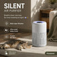 🌬️🏠 Purificatore d’Aria Compatto Silenzioso – Filtrazione Multistrato, Copertura 30-50m², Risparmio Energetico, 1 Tasto – Ideale per Peli, Polvere & Allergie 🐾✨
