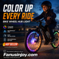 🚴✨ Luce Colorata per Mozzo Ruota Bici – 7 Colori, 18 Modalità, IP65 Impermeabile, Batteria 300mAh 8-12h, Installazione Rapida 🌟🔦