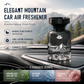 🌿Profumatore per Auto Design Montagna 110ml 🚗🏔️ - Estratti Naturali & Elimina Odori | Fragranza a Lunga Durata | 3 Profumazioni Premium (Longjing, Colonia, Rosa) | Ideale per Veicoli 💨