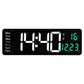 🕔🌡️ Orologio Digitale da Parete 13”/16” – Display Temperatura, Data, Giorno, Luminosità Automatica 10 Livelli, Telecomando, Cavo 3,5m – 11 Varianti 🏠✨
