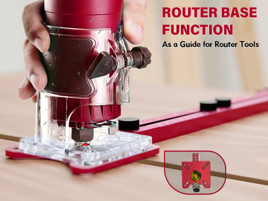 🔧Supporto 3 in 1 per Fresatrice Rifilatrice 📐 | Guida Regolabile per Scanalature, Bordi e Cerchi | Base Modulare in Alluminio