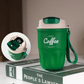 ☕ Tazza Termica da Caffè con Display Smart LED 🌡️ | Acciaio Inox 316 Sottovuoto Antigoccia ❄️🔥 | Thermos Portatile 360ml con Laccetto | Caldo & Freddo per Auto e Ufficio 🚗