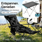 🪑Sedia Pieghevole Regolabile da Esterno  | Poggiagambe Estraibile 🏕️ | Telaio in Acciaio Rinforzato 🛡️ | Ideale per Campeggio e Spiaggia 🏖️